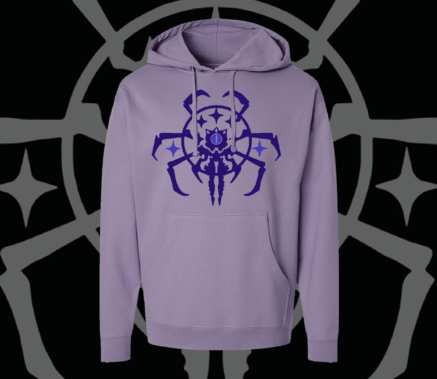 Phantom Spider Purple Hoodie